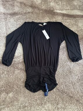 A vintage fit drape playsuit